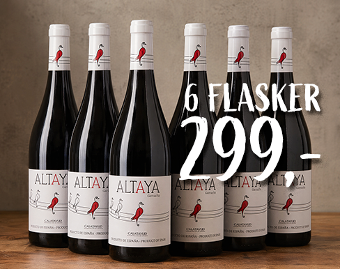 ALTAYA Garnacha Agustin Cubero Calatayud - KASSEKØB 6 FLASKER ALTAYA Garnacha Agustin Cubero Calatayud - KASSEKØB 6 FLASKER